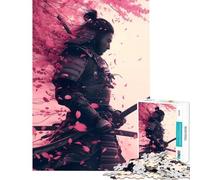Puzzle da 1000 pezzi per ragazzi guerrieri samurai tra i ciliegi in fiore ideale per compleanni e Natale Un'opera d'arte per tutta la famiglia adatto a partire dai 14 anni (38x52cm)