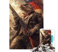 Puzzle da 1000 pezzi per ragazzi Guerriero di Komodo Rivoluzione alla guida Puzzle per adulti Gioco per famiglie Migliora la memoria Attività divertenti da fare a casa (Dimensioni 50x75cm)