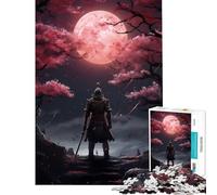 Puzzle da 1000 pezzi per ragazzi guerriero samurai giapponese gioco divertente e stimolante regalo per compleanni per tutta la famiglia (dimensioni 38x52cm)