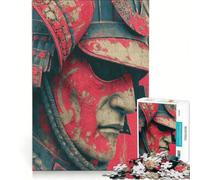 Puzzle da 1000 pezzi per ragazzi guerriero samurai in primo piano gioco impossibile sfida difficile regalo per amici e familiari 38x26cm