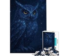 Puzzle da 1000 pezzi per ragazzi Gufo Celeste ideale per compleanni e Natale Un'opera d'arte un gioco impossibile per ragazzi dai 14 anni in su (38x52cm)