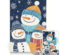 Puzzle da 1000 pezzi per ragazzi, ideale per celebrare la magia dell'inverno, antistress, per una gara di velocità manuale e per rafforzare il legame di coppia 38x26cm