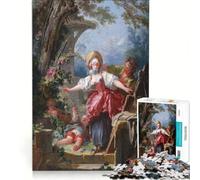 Puzzle da 1000 pezzi per ragazzi, "Il Buff dell'Uomo Cieco", gioco impossibile, interazione genitore-figlio, gioco stimolante, regalo 38x52cm