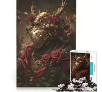 Puzzle da 1000 pezzi per ragazzi "Il Cavaliere del Pesce d'Oro" gioco rompicapo difficile e stimolante ideale come regalo per tutta la famiglia 50x75cm