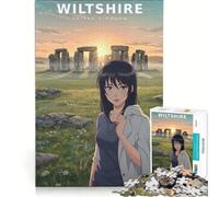 Puzzle da 1000 pezzi per ragazzi: Il Cerchio Eterno dell'Alba giochi divertenti attività divertenti da fare a casa gioco dal design accattivante 38x26cm
