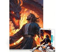 Puzzle da 1000 pezzi per ragazzi "Il Conquistatore dell'Inferno", gioco impossibile, sfida difficile, regalo per amici e familiari 38x52cm