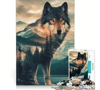 Puzzle da 1000 pezzi per ragazzi "Il Dominio dei Lupi" un gioco pratico divertente e spiritoso ideale come regalo per amici e familiari 38x26cm