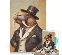Puzzle da 1000 pezzi per ragazzi, "Il dottore elegante negli abissi", gioco educativo, per divertimento in famiglia, regalo per amici e parenti 38x26cm