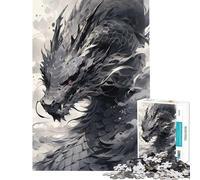 Puzzle da 1000 pezzi per ragazzi "Il Drago dell'Ovest" sfida di intelligenza e creatività gioco avvincente e rilassante per tutta la famiglia opera d'arte regalo (dimensioni 38x26cm)