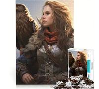 Puzzle da 1000 pezzi per ragazzi "Il Falconiere" gioco impossibile interazione genitore-figlio gioco stimolante regalo 50x75cm