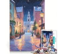 Puzzle da 1000 pezzi per ragazzi "Il fascino tranquillo dell'inverno" un gioco pratico divertente e spiritoso ideale come regalo per amici e familiari 38x26cm