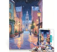 Puzzle da 1000 pezzi per ragazzi "Il fascino tranquillo dell'inverno" un gioco pratico divertente e spiritoso ideale come regalo di compleanno o per occasioni speciali 38x52cm