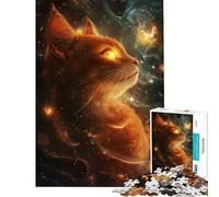 Puzzle da 1000 pezzi per ragazzi "Il Gatto del Cosmo" - Puzzle per adulti giochi divertenti che migliorano la memoria giochi stimolanti regali (dimensioni 50x75cm)