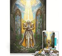 Puzzle da 1000 pezzi per ragazzi: Il Giuramento d'Oro del Paladino, Gioco Impossibile, Interazione genitore-figlio, Regalo di Natale e compleanno 50x75cm