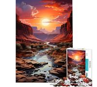 Puzzle da 1000 pezzi per ragazzi: Il Grand Canyon Giocattolo antistress ideale per le vacanze a casa per passare il tempo come regalo di Natale o di compleanno (38x52cm)