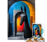 Puzzle da 1000 pezzi per ragazzi il Guardiano del Portale difficile e stimolante decorazione per la casa antistress adatto a partire dai 14 anni (38x52cm)