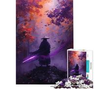 Puzzle da 1000 pezzi per ragazzi "Il guardiano silenzioso della nebbia autunnale" Attività divertenti da fare in casa per tutta la famiglia Giochi adatti a partire dai 14 anni (38x52cm)
