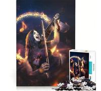 Puzzle da 1000 pezzi per ragazzi "Il maestro del violino" gioco educativo regalo di compleanno collezione d'artista belle arti 38x26cm