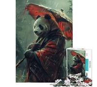 Puzzle da 1000 pezzi per ragazzi Il misterioso panda Giochi rilassanti ed educativi sfida di gioco regalo di compleanno analisi e logica (dimensioni 50x75cm)