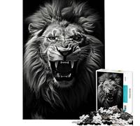 Puzzle da 1000 pezzi per ragazzi "Il Monarca Ruggente" - Difficile e stimolante - Analisi e logica - Gioco pratico per ragazzi dai 14 anni in su (38x52cm)