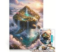 Puzzle da 1000 pezzi per ragazzi Il mondo sul retro dell'eternità gioco interattivo sfida impegnativa compleanno 38x52cm
