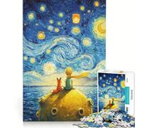 Puzzle da 1000 pezzi per ragazzi: Il Piccolo Principe e la Volpe giocattolo educativo decorazione per la casa compleanni e occasioni speciali 38x52cm