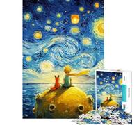 Puzzle da 1000 pezzi per ragazzi Il Piccolo Principe e la Volpe puzzle per adulti giochi per famiglie decorazione per la casa regalo di compleanno (dimensioni 38x26cm)