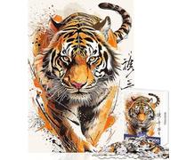 Puzzle da 1000 pezzi per ragazzi "Il potere del predatore" gioco divertente antistress giocattolo educativo per rafforzare l'amore tra le coppie (50x75cm)