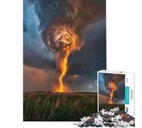 Puzzle da 1000 pezzi per ragazzi "Il potere della tempesta" gioco per famiglie sfida per l'intelligenza giocattolo avvincente regalo per il Secret Santa migliora la memoria (dimensioni 38x26cm)