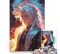 Puzzle da 1000 pezzi per ragazzi Il Principe Drago gioco rilassante gara di velocità manuale ideale per compleanno e Natale 38x26cm