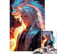 Puzzle da 1000 pezzi per ragazzi Il Principe Drago Puzzle per adulti Giochi per famiglie Migliora la memoria compleanni e altre occasioni (Dimensioni 50x75cm)