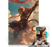 Puzzle da 1000 pezzi per ragazzi Il Re delle Scimmie gioco rilassante gara di velocità manuale ideale per compleanno e Natale 50x75cm