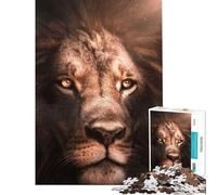 Puzzle da 1000 pezzi per ragazzi Il Re Leone della Giungla giocattolo educativo gioco pratico per divertimento in famiglia idee regalo (dimensioni 38x52cm)