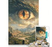 Puzzle da 1000 pezzi per ragazzi: Il Regno del Signore dei Draghi Gioco rilassante Sfida impegnativa Collezione d'artista Belle Arti 50x75cm