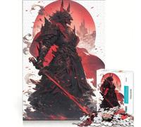 Puzzle da 1000 pezzi per ragazzi Il Samurai delle Tenebre giocattolo educativo decorazione per la casa compleanni e occasioni speciali 38x52cm