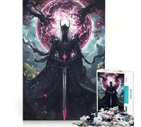 Puzzle da 1000 pezzi per ragazzi: Il Signore dei Samurai Oscuro gioco educativo regalo di compleanno compleanno e Natale 38x26cm
