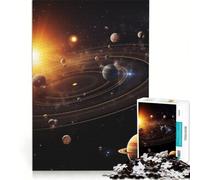 Puzzle da 1000 pezzi per ragazzi: Il Sistema Solare giochi divertenti attività divertenti da fare a casa gioco dal design accattivante 38x26cm