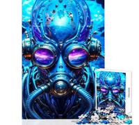 Puzzle da 1000 pezzi per ragazzi Il Viaggiatore Cosmico gioco educativo assemblaggio di modelli giocattolo antistress compleanni e occasioni speciali (38x26cm)