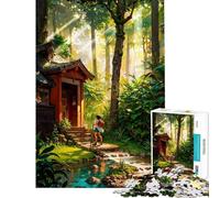 Puzzle da 1000 pezzi per ragazzi "Il viaggiatore perduto" gioco per ragazzi gioco per famiglie taglio di precisione regalo antistress (dimensioni 50x75cm)