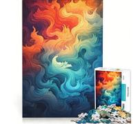 Puzzle da 1000 pezzi per ragazzi InnoShapes & Hues, giocattolo antistress, da assemblare, compleanno e Natale 38x52cm