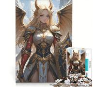 Puzzle da 1000 pezzi per ragazzi: Iris, Drago Paladino, Gioco educativo, Divertimento a casa, Rafforza l'amore tra le coppie 50x75cm