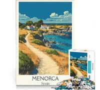 Puzzle da 1000 pezzi per ragazzi, Isola di Minorca, Paradiso, Giochi rilassanti, Attività divertenti a casa, Ottimo regalo per gli appassionati di videogiochi 38x52cm