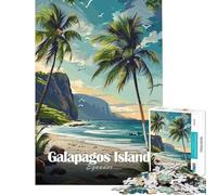 Puzzle da 1000 pezzi per ragazzi Isole Galapagos Ecuador giochi educativi giocattolo didattico regalo di compleanno decorazione per la casa (dimensioni 50x75cm)