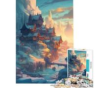 Puzzle da 1000 pezzi per ragazzi ispirato a Frozen e Amleto gioco educativo e stimolante per il relax in famiglia ideale come regalo di compleanno (dimensioni 38x26cm)