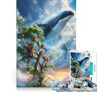 Puzzle da 1000 pezzi per ragazzi ispirato a "Whispers in the Wind" giocattolo educativo per divertimento in famiglia ideale come decorazione da scrivania 38x52cm