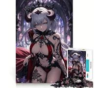 Puzzle da 1000 pezzi per ragazzi,ispirato alla Regina dei Demoni,che stimola la mente Gioco a incastro preciso,senza spazi vuoti Attività rilassante di gruppo al chiuso (38x26cm)
