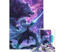 Puzzle da 1000 pezzi per ragazzi ispirato all'anime "Lo stregone dei lupi" gioco educativo e stimolante giocattolo interattivo e divertente (dimensioni 50x75cm)