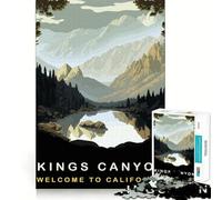 Puzzle da 1000 pezzi per ragazzi King Canyon Clean Edge Game Focus Game Gift Idle Play Game Christmas Wall Art (38x26cm)