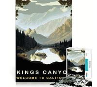 Puzzle da 1000 pezzi per ragazzi King Canyon,taglio liscio,gioco per esercizi cognitivi,momento di relax,attività per compleanno (50x75cm)