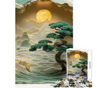 Puzzle da 1000 pezzi per ragazzi Kintsugi Rising Sun gioco rompicapo da 1000 pezzi ottimo regalo per attività in famiglia (50x75cm)